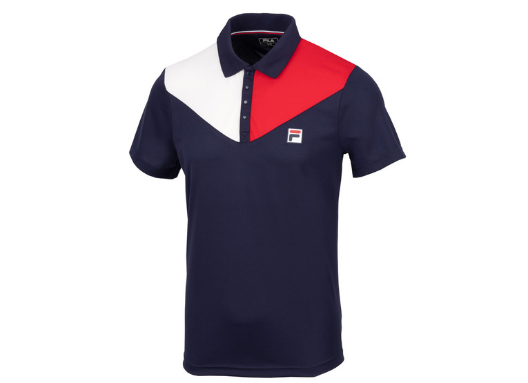 Fila Nilo polo navy heren