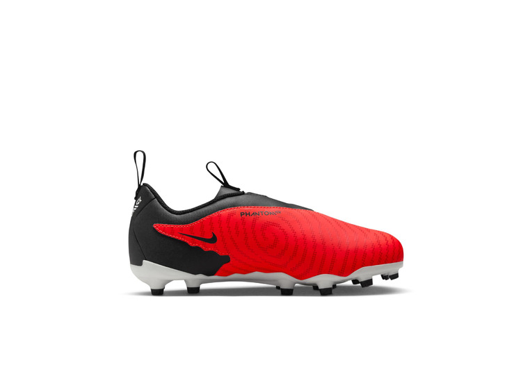 Nike Jr. Phantom GX Academy voetbalschoenen Bright Crimson/Wit/University Red/Zwart KIDS