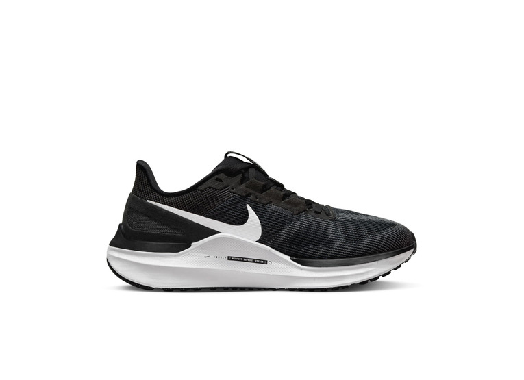 Nike Structure 25 loopschoenen Zwart/Dark Smoke Grey/Wit dames