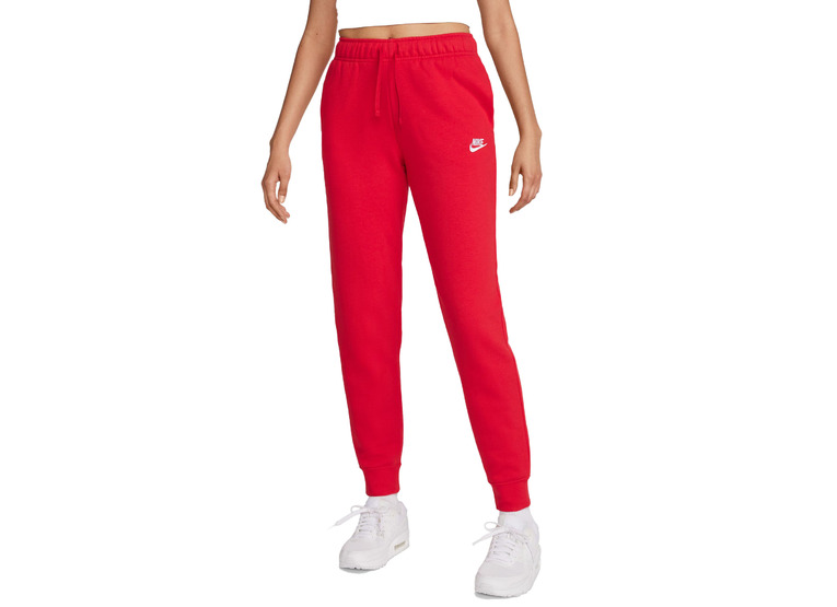 Nike Sportswear Club Fleece trainingsbroek University Red/Wit dames