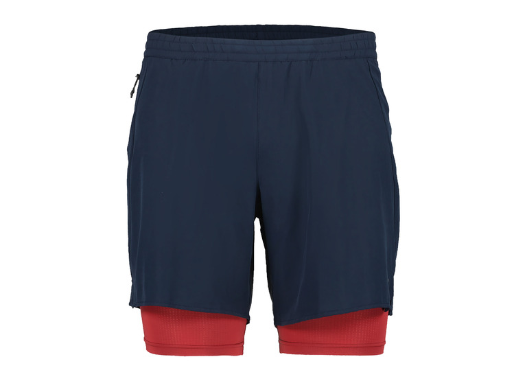 Rukka mentula hardloopshort donkerblauw/rood heren