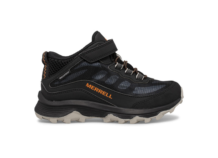 Merrell Moab speed Mid A/C waterproof wandelschoen zwart KIDS