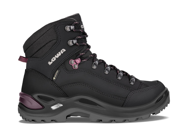 Lowa Renegade GTX Mis wandelschoen zwart/prune dames