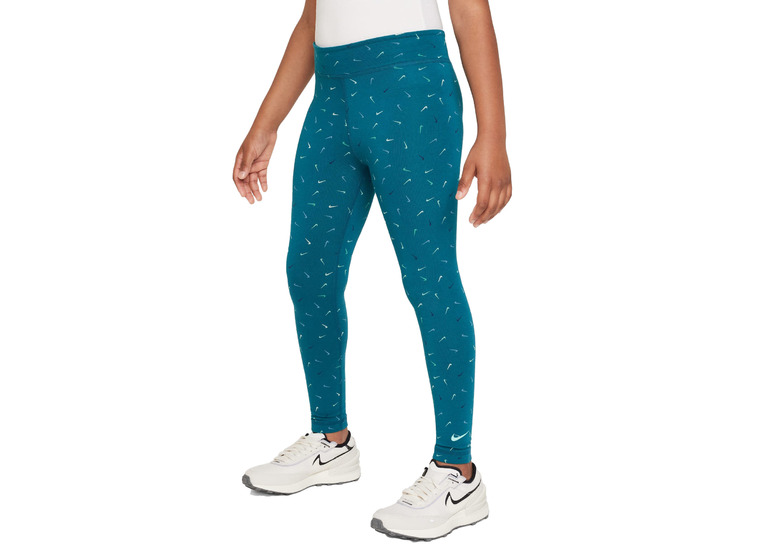 Nike Sportswear Essential trainingsbroek Geode Teal/Emerald Rise MEISJES