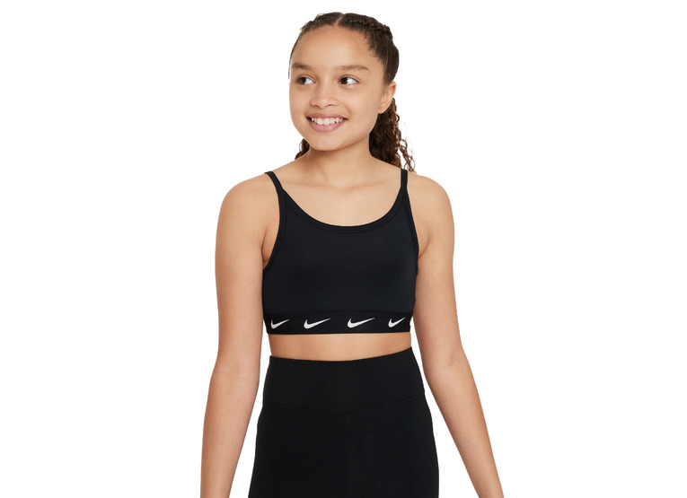 Nike Dri-FIT One sportbeha Zwart/Wit KIDS