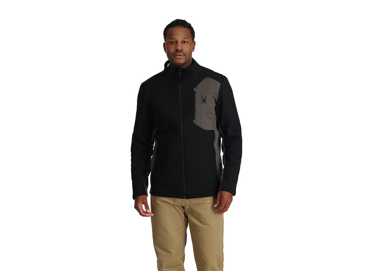 Spyder bandit full zip fleece jacket zwart heren