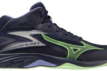 Mizuno Thunder Blade Z Mid indoorschoen blauw/groen/iolite unisex
