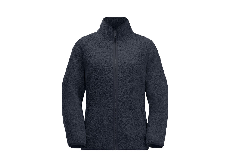 Jack Wolfskin high curl jacket nachtblauw dames