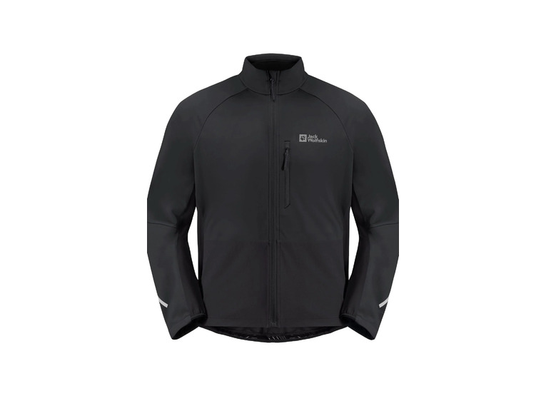 Jack Wolfskin Morobbia softshell fietsjack zwart heren