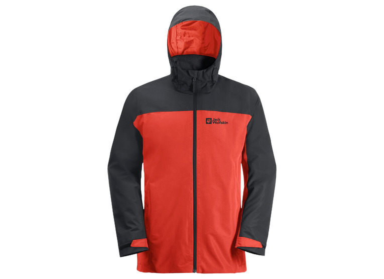 Jack Wolfskin Taubenberg 3in1 jack strong red heren