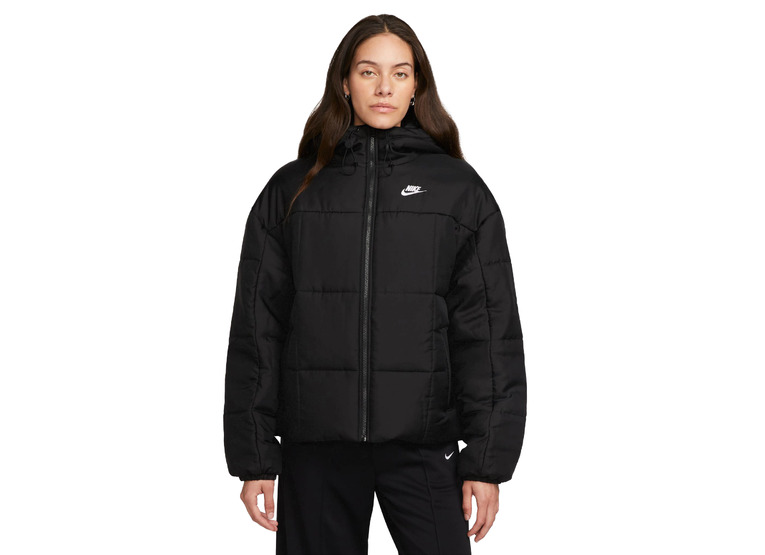 Nike Sportswear Classic Puffer jas Zwart/Wit dames
