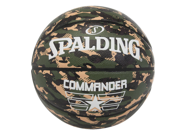 Spalding commander camo rubber basketbal camo - maat 7