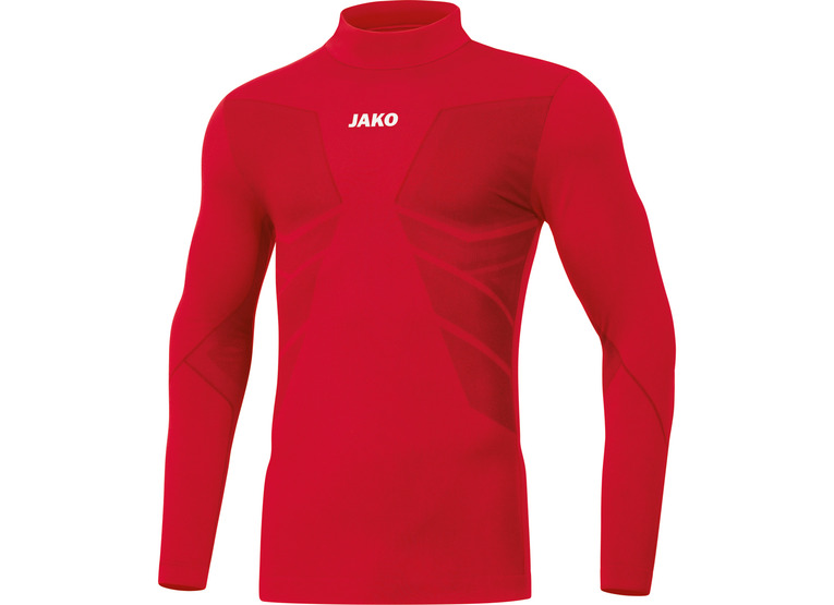 Jako turtleneck comfort 2.0 rood unisex