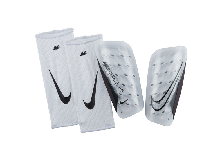 Nike Mercurial Lite scheenbeschermers Wit/Zwart unisex