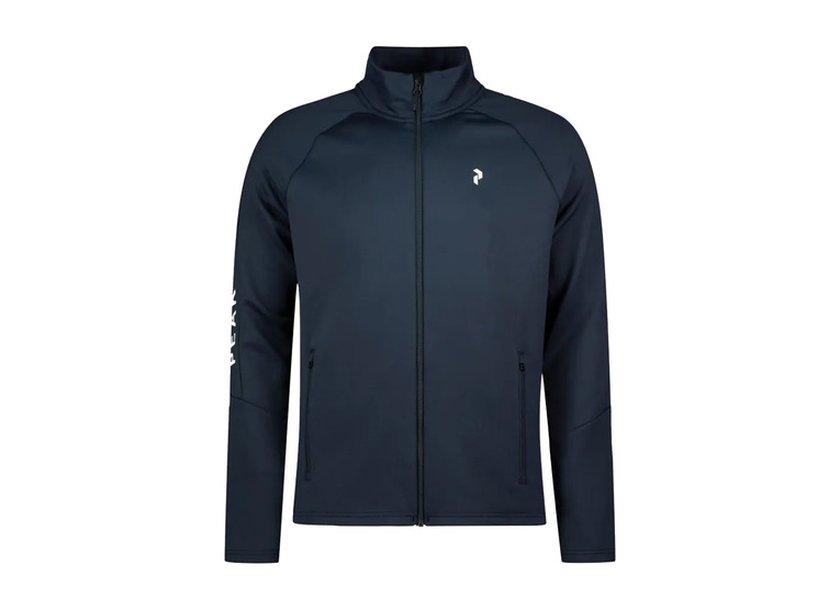 Peak Performance rider mid zip jacket donkerblauw heren