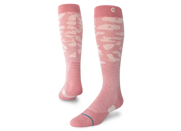 Stance snowed inn skisokken roze unisex