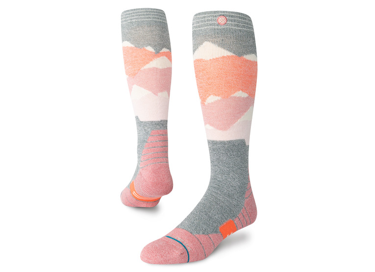 Stance lonely peaks skisokken dusty rose dames