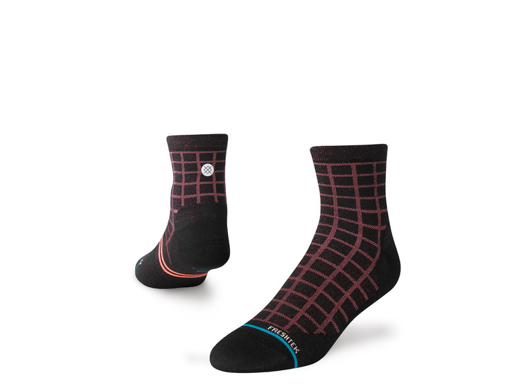 Stance Flynn quarter loopkousen zwart unisex