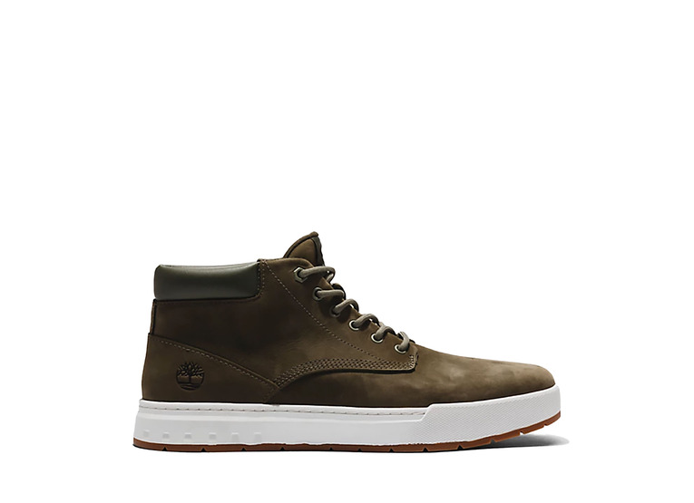 Timberland Maple Grove Leather Chukka sneaker Donkergroen heren