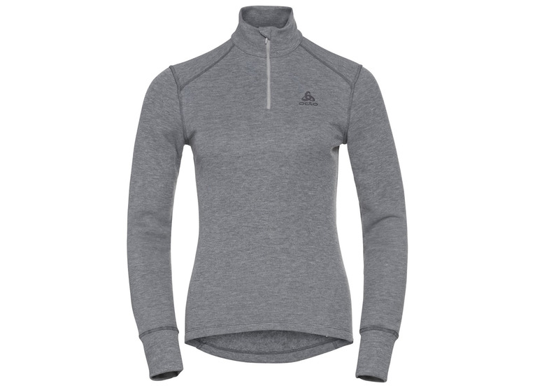 Odlo turtle neck LS half zip active basislaagtop grijs dames