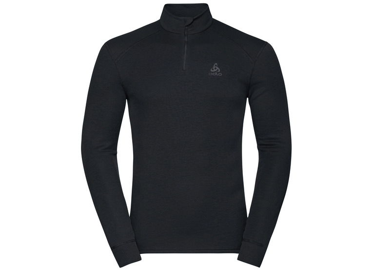 Odlo Turtle neck LS half zip Active basislaagtop zwart heren