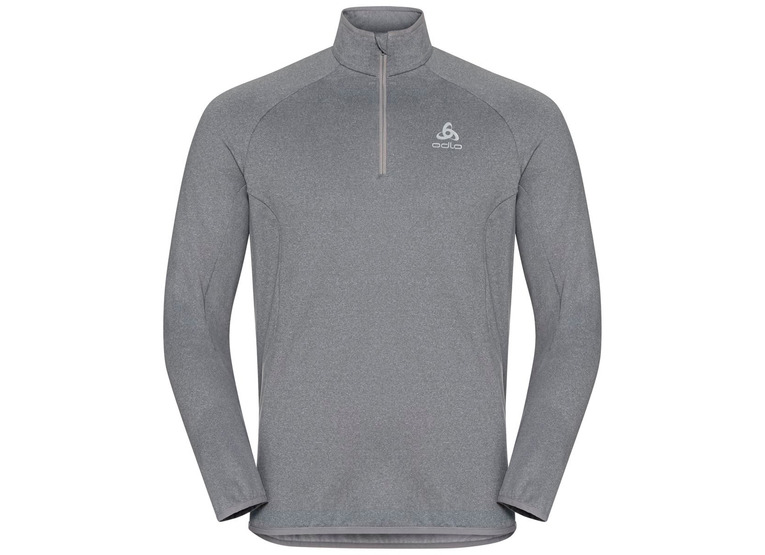 Odlo berra light 1/2 zip skipully grey melange heren