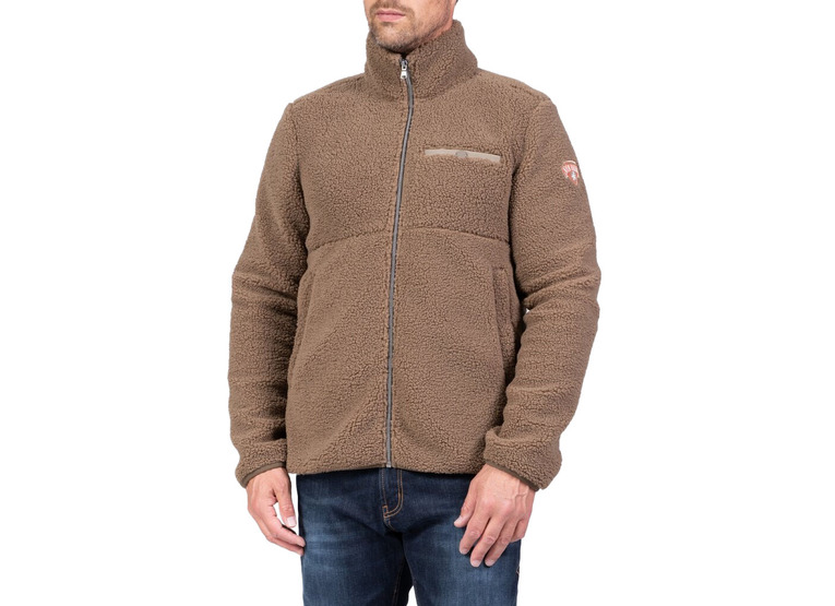 Sun Valley Longono FZ sherpa jacket bruin heren