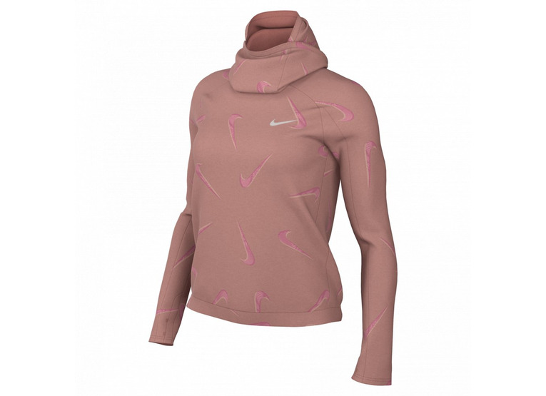 Nike Dri-FIT swoosh print pacer sweatshirt roze dames