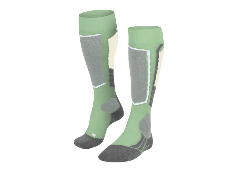Falke SK2 intermediate wool skikousen quiet green dames