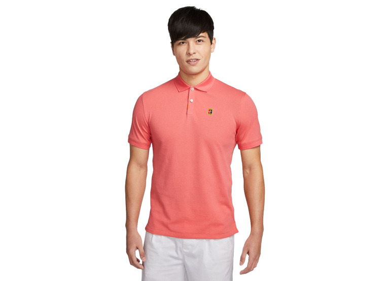 Nike Heritage slim fit polo sea coral heren