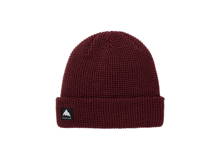 Burton recycled waffle beanie almandine unisex