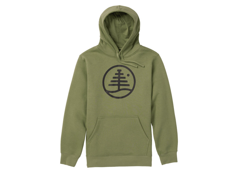 Burton Family Tree pullover hoodie forest moss heren