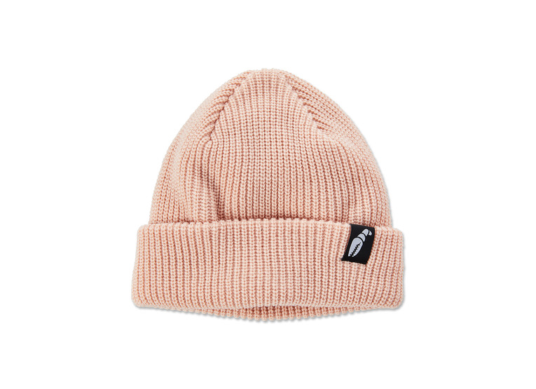 Crab Grab Claw label beanie soft pink unisex