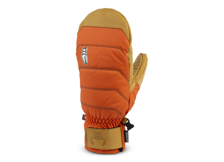 Crab Grab Snuggler snowboardwanten orange contrast unisex