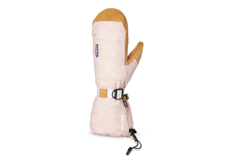 Crab Grab cinch snowboardwanten crab doodle pink dames