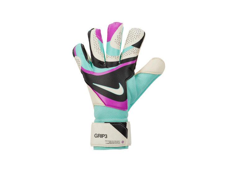 Nike Grip3 keepershandschoenen Zwart/Hyper Turquoise/Rush Fuchsia/Wit heren