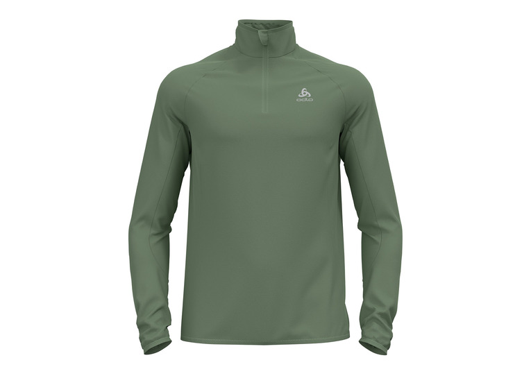 Odlo berra light 1/2 zip skipully matte green heren