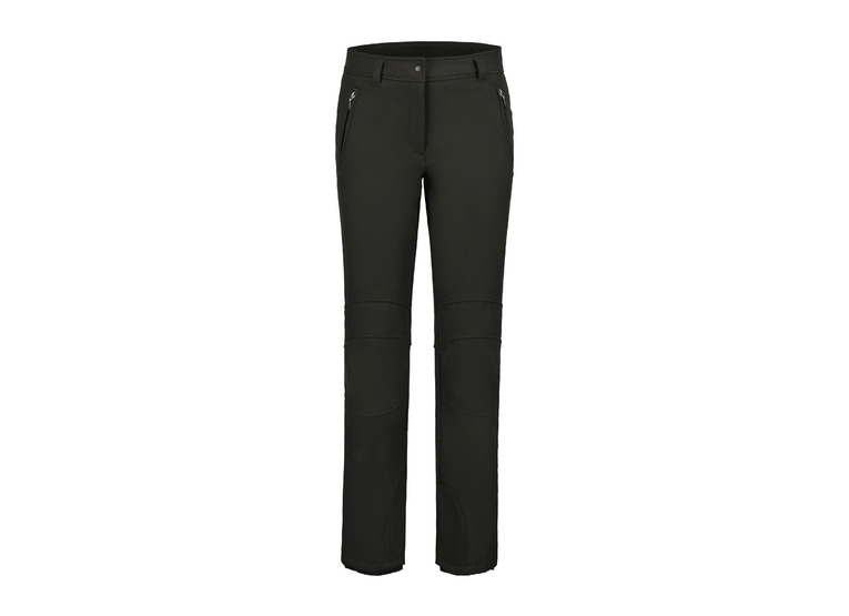 Icepeak slim-fit softshell skibroek zwart dames