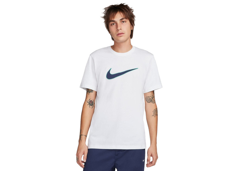 Nike Sportswear big logo T-shirt wit heren
