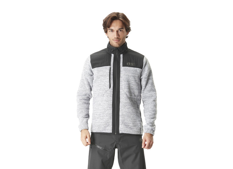 Picture Dauwy fleece grey melange/zwart heren