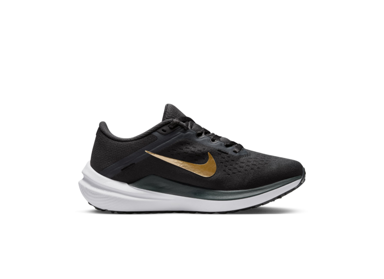 Nike Winflo 10 loopschoenen Anthracite/Zwart/Wit/Metallic Gold dames