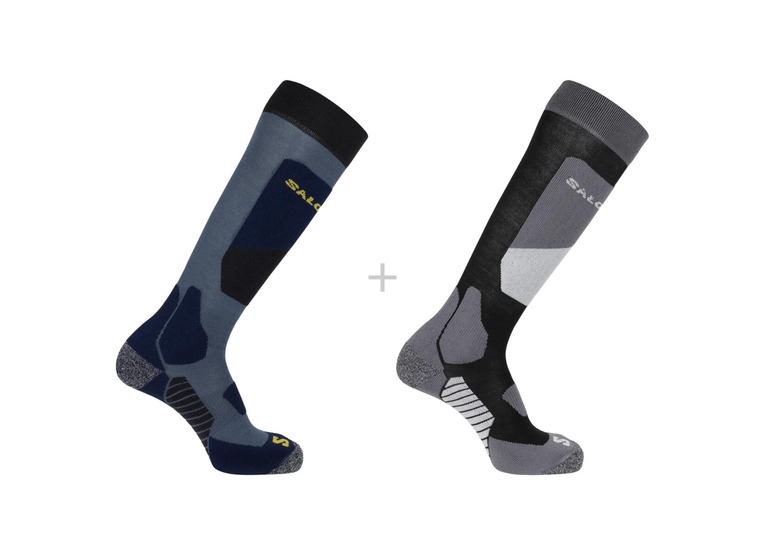 Salomon S/Access 2-pack skisokken zwart/copen blue unisex