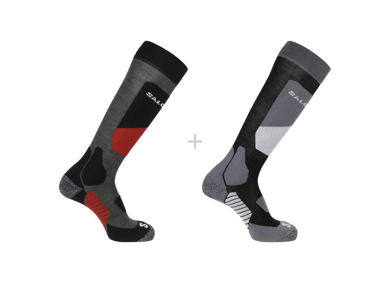 Salomon S/Access 2-pack skisokken zwart/beluga unisex