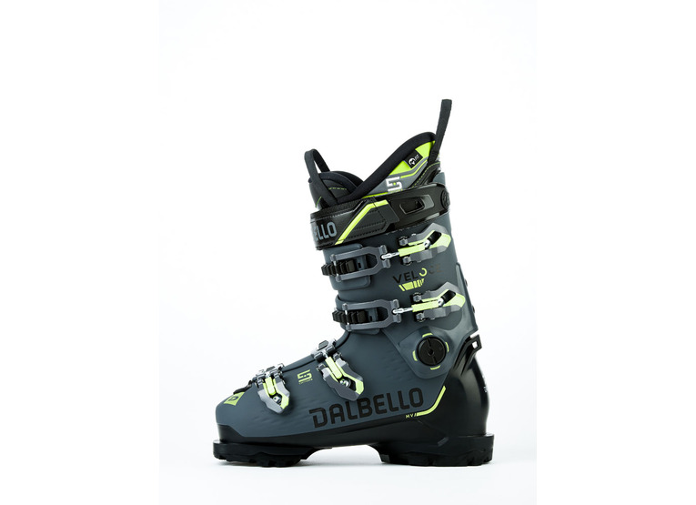Dalbello Veloce 110 GW skischoen zwart/grijs/acid geel heren
