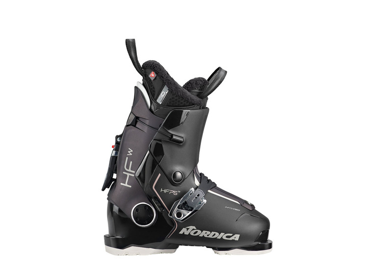 Nordica HF 75 W skischoen zwart/roze dames