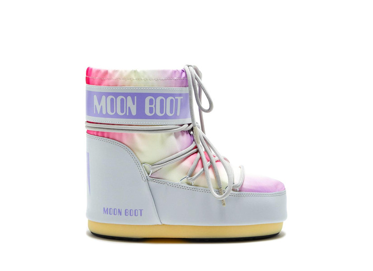 Moon Boot Icon Low Tie Dye glacier grey dames