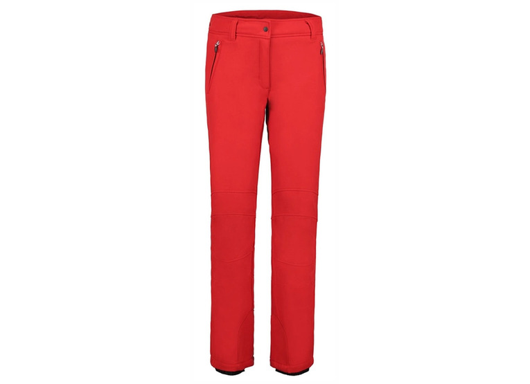 Icepeak slim-fit softshell skibroek burgundy dames