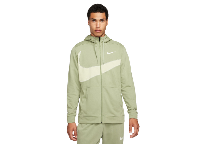 Nike Dri-FIT training hoodie Oil Green/Sea Glass heren