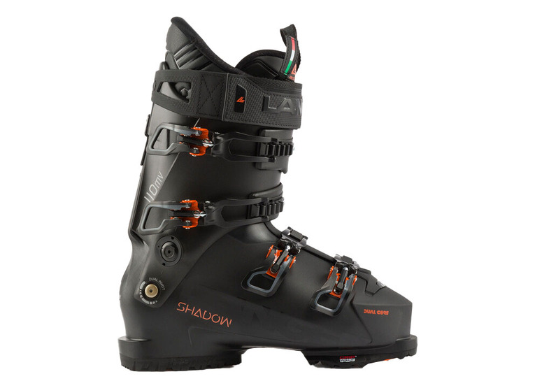 Lange Shadow 110 MV skischoen zwart/oranje heren