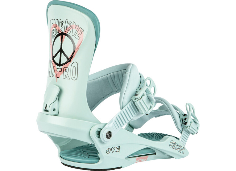 Nitro Cosmic snowboardbinding peace love dames